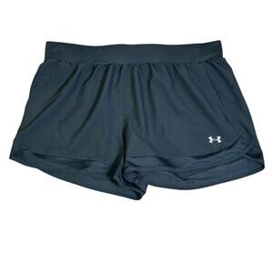Under Armour Running Shorts Men's XXL Black Loose Fit Polyester